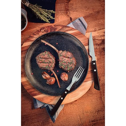 Jogo Talheres Churrasco Tramontina Inox Castanho Polywood