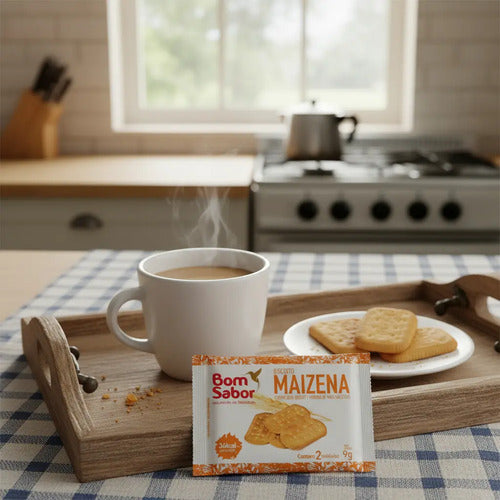 Biscoito 100 Un + 30 Geleia Saches Bom Sabor
