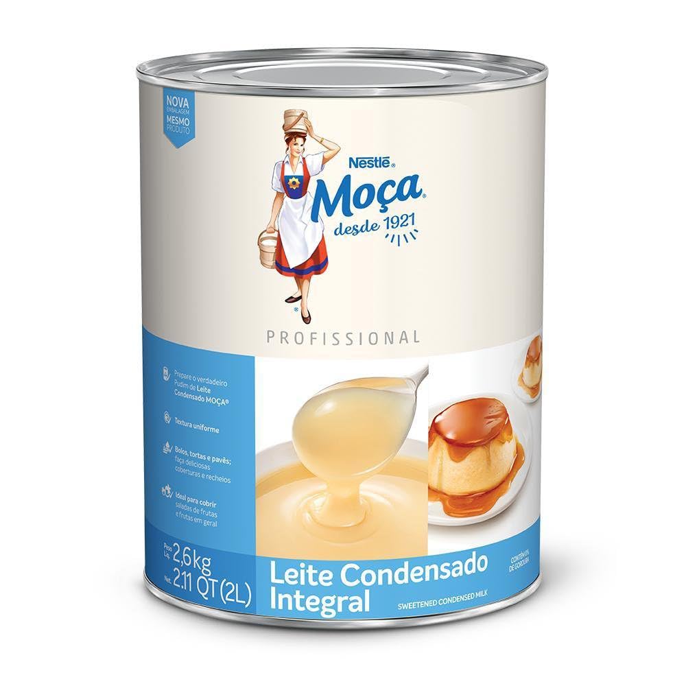 Lata de Leite Condensado MOÇA® 2,6kg