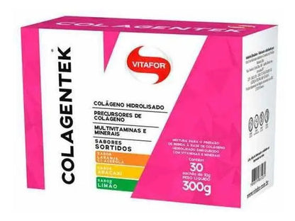 Colagentek (10 Sachês) - Sabor Laranja C/ Acerola, Vitafor