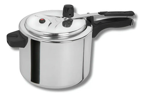 Panela De Pressao 4,5 Litros Polida Fortlar Cor Cinza