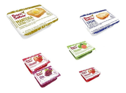Kit Geleia Mor/goia+manteiga+cream Cheese Blister 48un  Cada