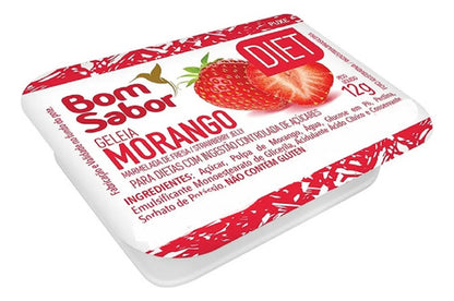 Geleia Diet Morango e Uva  Mista Sache Blister 15g Cx 144 un