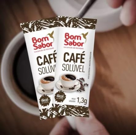 Café Solúvel Sachê Stick 1,3g Bom Sabor Caixa Com 480 Sachês