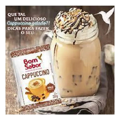 Capuccino Bom Sabor - Sachê 20g | Caixa Com 30 Unidades