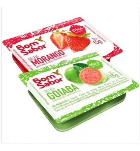 Kit Mini Geleia +manteiga+mel+ Cream Cheese Sache 40 Un Cada