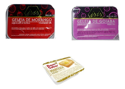 Kit Geleia Isis + Manteiga Blister Sache 1 Cx De Cada Hotel