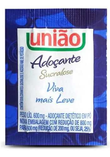Kit Açúcar União 400 Un + Adoçante União Diet 400un Em Sache