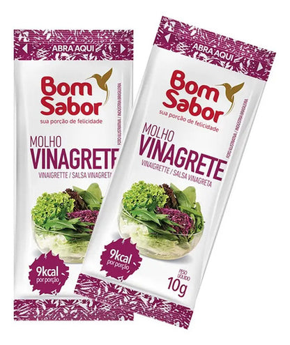 Molho Vinagrete Sache 10g Bom Sabor Caixa Com 200 Unidades