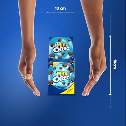 Oreo Biscoito Recheado Mini Original Display Com 10 Unidades De 35G