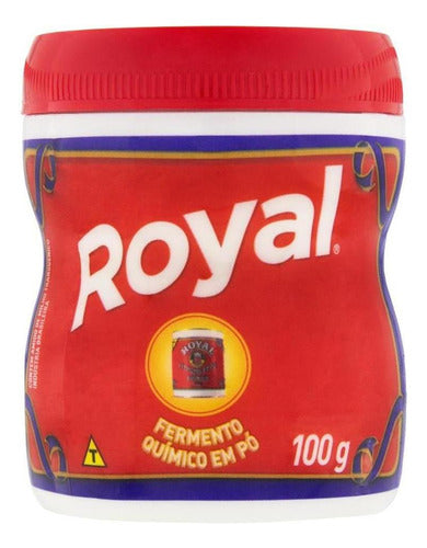 Fermento Quimico Pó Royal Frasco 100g Kit Pack 03 Frascos