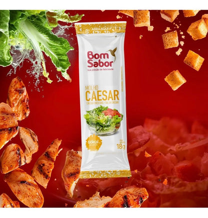 Molho Sachê Bom Sabor 10g Caesar Caixa 50un Salada