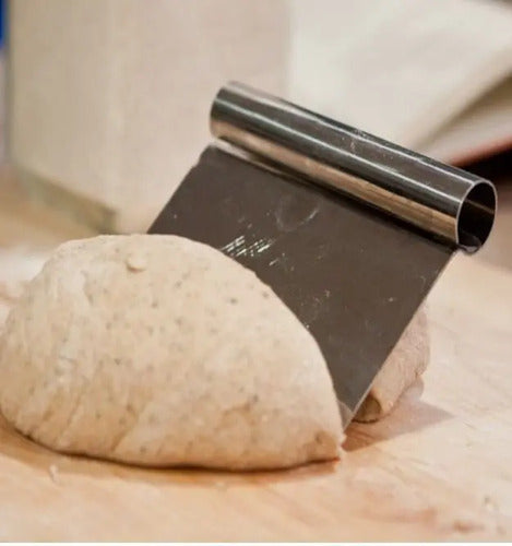 Espatula 100%inox Cozinha Raspa Corta Massa Bolo - Rita Lobo Prata