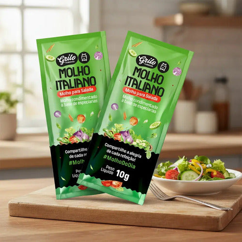 Molho Italiano Em Sache 10gr Grilo Para Salada  Cx - 50 Un