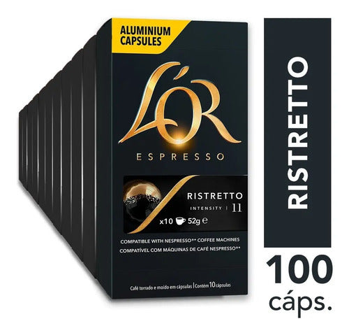 Lor Cápsulas De Café Ristretto 11 - Kit 100