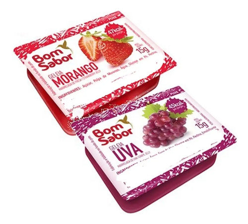 Kit 100 Geléia  Sache 15g + 60 Blister De Margarina 10gr