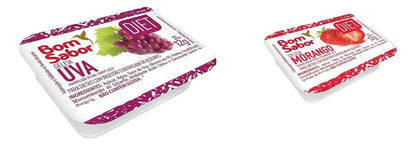Geleia Diet Morango e Uva  Mista Sache Blister 15g Cx 144 un