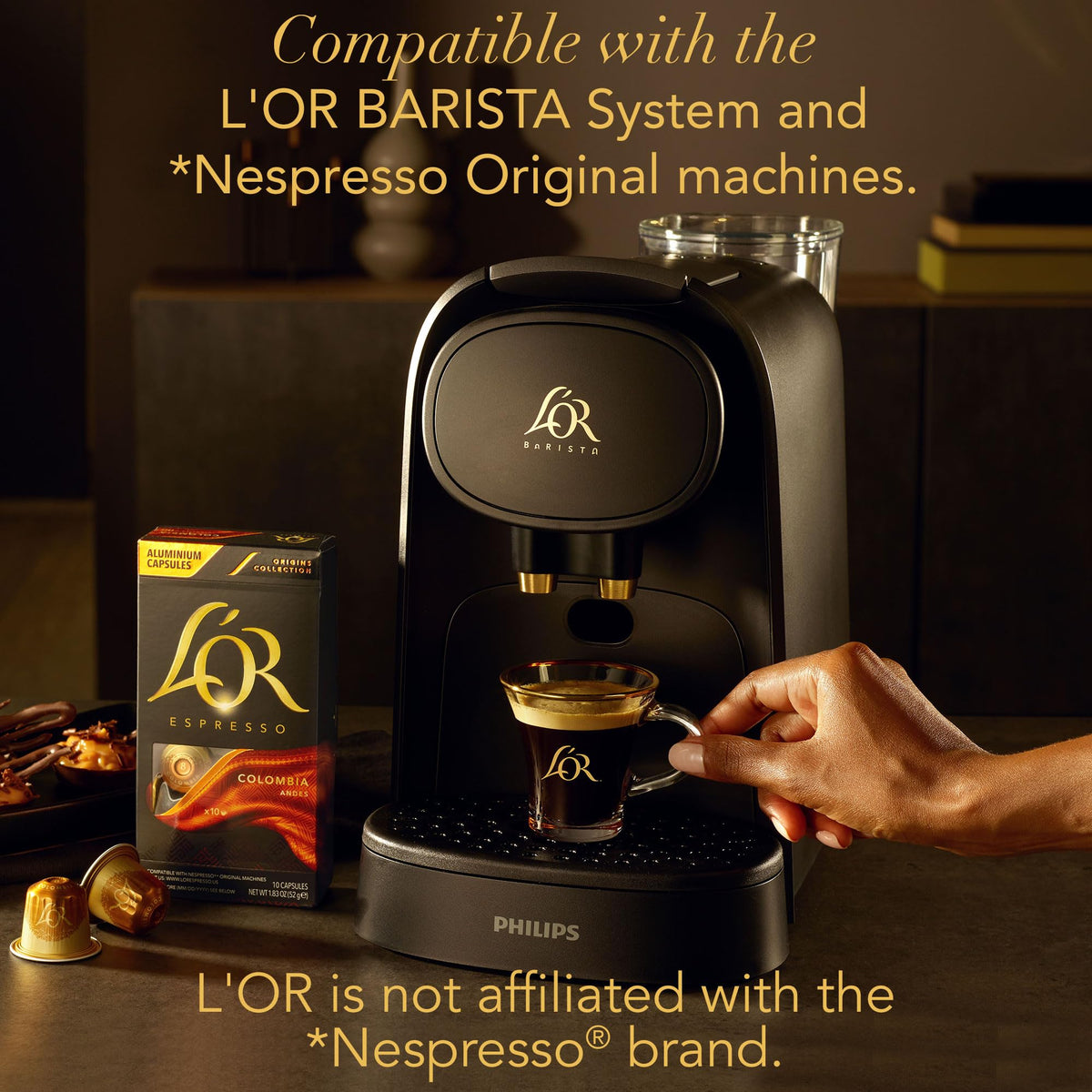 L'OR Cápsulas De Café Ristretto -1 Pacote Com 10 Cápsulas