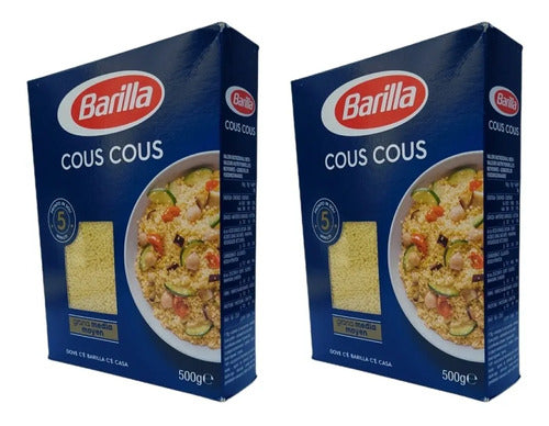 Cous Cous Marroquino Cuscuz Barilla Kit 2 Unidades De 500g