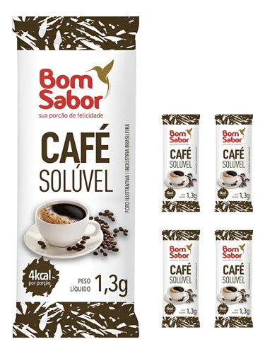 Café Solúvel Bom Sabor Stick 1,3g Sache 10 Unidades