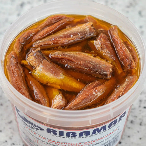 Filé De Sardinha Anchovada Ribamar Balde 1kg