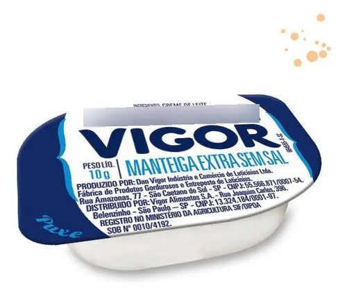 Manteiga Extra Sem Sal Vigor Blister Sache 10g Caixa 24 Un