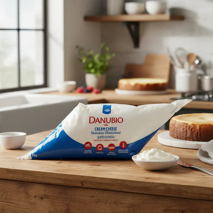 Cream Cheese Danubio Bisnaga 1kg Tradicional