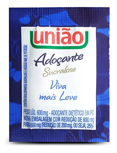 Kit Açúcar União+adoçante União Diet 100 Un De Cada Em Sache