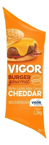 Molho Cheddar Vigor Bisnaga 1,5 Kg