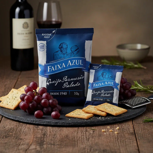 Queijo Ralado Parmesão Faixa Azul 50 Sachês 10g