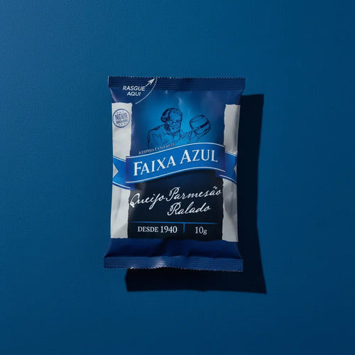 Queijo Ralado Parmesão Faixa Azul 50 Sachês 10g