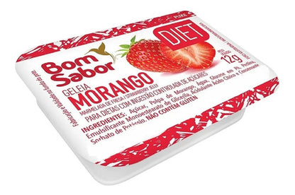 Geleia Diet Morango e Uva  Mista Sache Blister 15g Cx 144 un