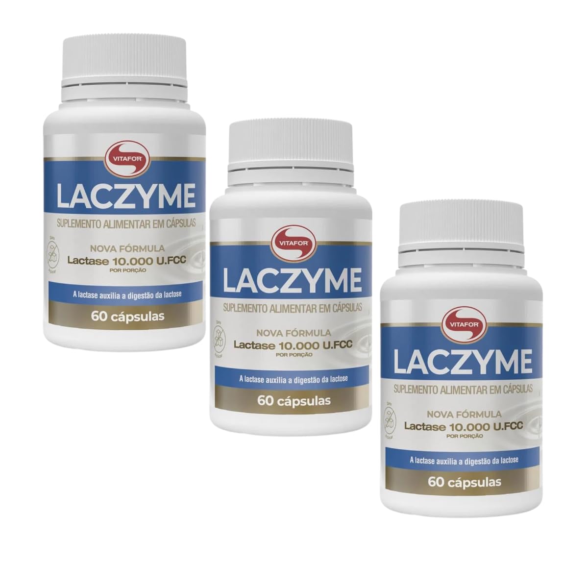 Laczyme, Vitafor, 60 Cápsulas