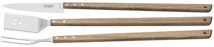 Kit para Churrasco 3 Peças, Tramontina, 26499035, Natural