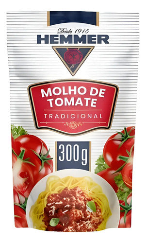 Molho De Tomate Macarrão Tradicional Sachê 300g Hemmer