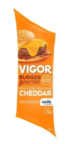 Molho Cheddar Vigor Bisnaga 1,5 Kg