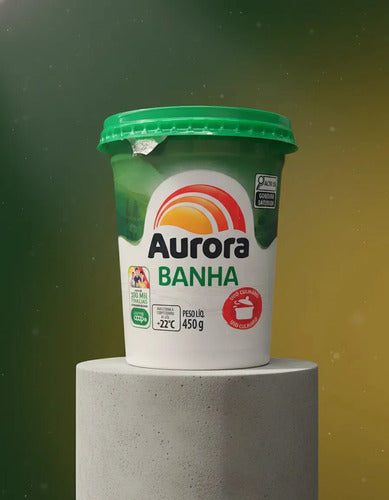 Banha Suína Aurora Pote 450g