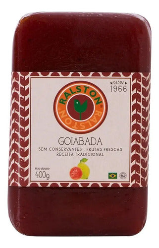 Goiabada Ralston Barra 400g Sem Glúten