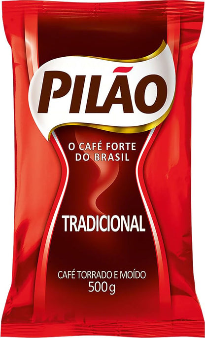 Café Torrado e Moído Tradicional Almofada Pilão 500g