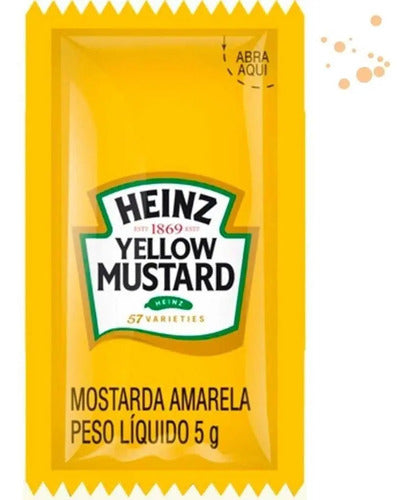 Mostarda Sachê Heinz 5g Caixa Com 192 Unidades