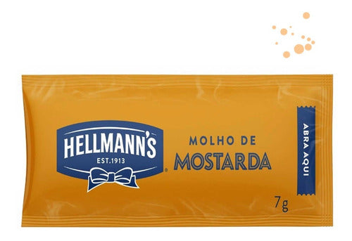 Mostarda Hellmanns Sache 7g Caixa 168 Unidades