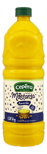 Mostarda Amarela Cepêra Garrafa 1,01kg