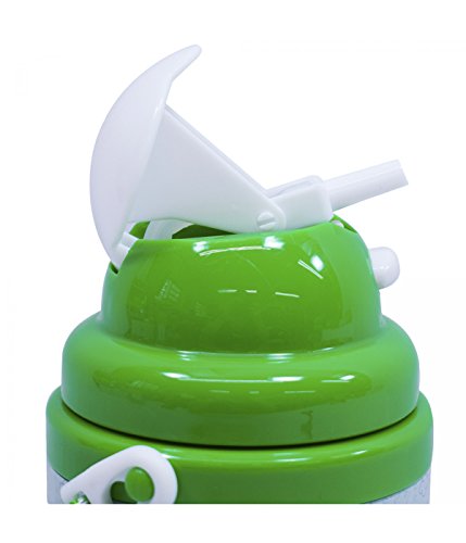 Garrafa Com Canudo E Alça Cebolinha Bebê 380ml Turma Da Mônica Presentes