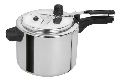 Panela De Pressao 4,5 Litros Polida Fortlar Cor Cinza