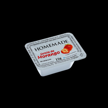 Geléia Homemade 15g Caixa C/ 72 Unidades - Abacaxi E Morango