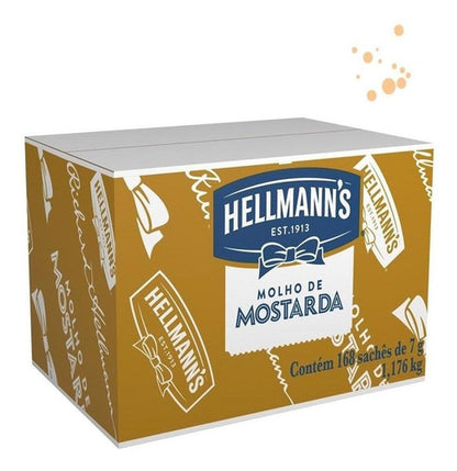 Mostarda Hellmanns Sache 7g Caixa 168 Unidades