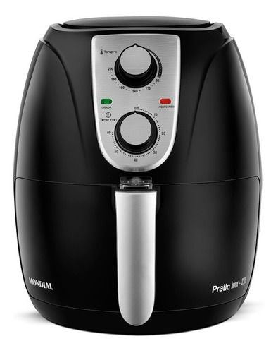 Fritadeira Sem Óleo Air Fryer 3,2L, Mondial, Preto/inox, 1500W, 110V - AF-34