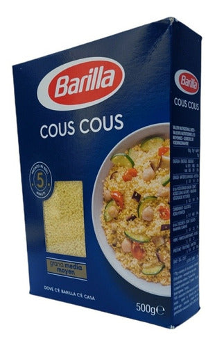 Cous Cous Marroquino Cuscuz Barilla Kit 2 Unidades De 500g