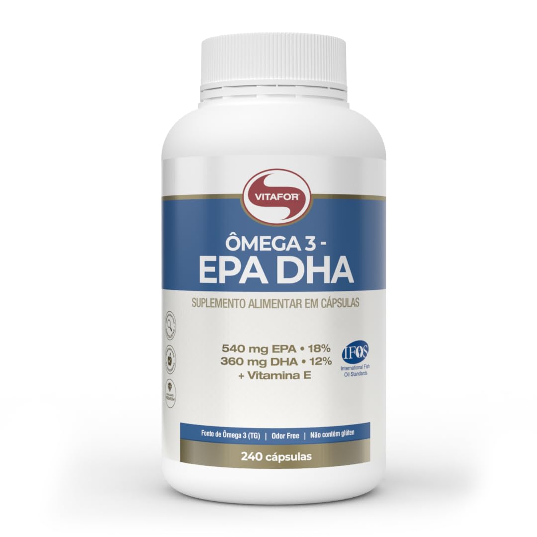 Ômega 3 EPA DHA (240 caps), Único, VitaFor