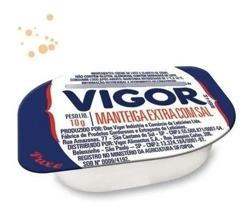 Manteiga Com Sal Vigor Blister 10g Caixa 192 Unidades